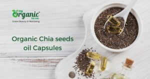 Organic chia seeds oil capsules