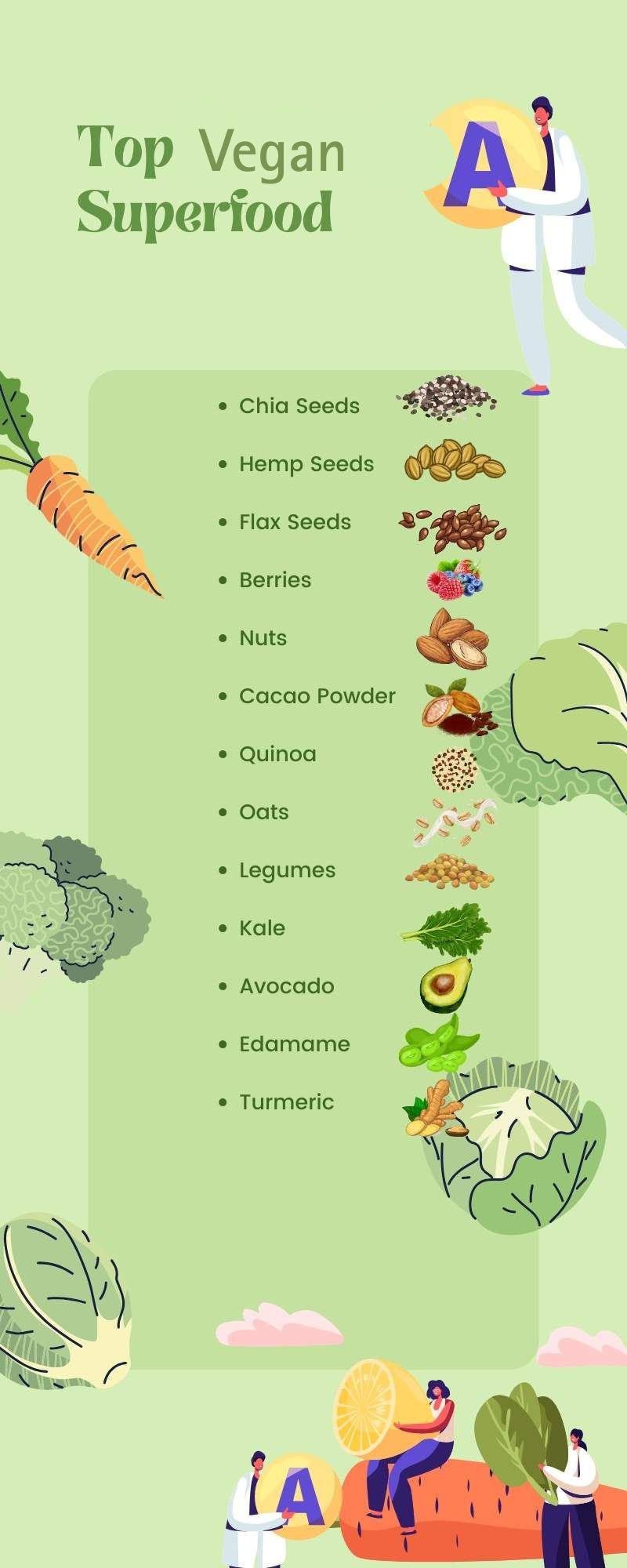 13 Best Vegan Superfoods For Optimum Health 1 Vegan Superfoods