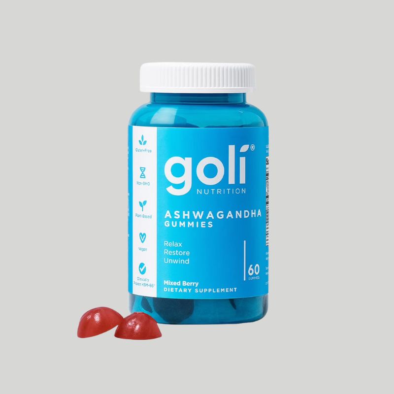 Goli Aswagandha Gummies for Focus & Stress 1 Goli Aswagandha Gummies For Focus Stress