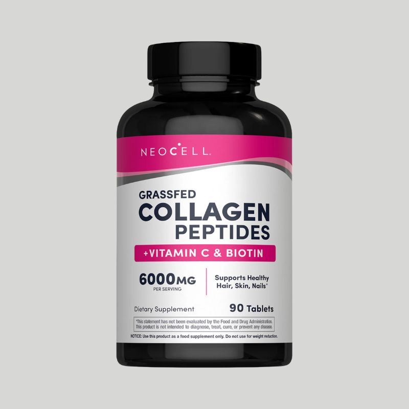 Neocell Grassfed Collagen Peptides + C & Biotin, 90 Caplets 1 Neocell Grassfed Collagen Peptides + C &Amp; Biotin, 90 Caplets