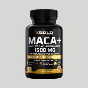 X Gold Health Organic Maca Root Powder Capsules