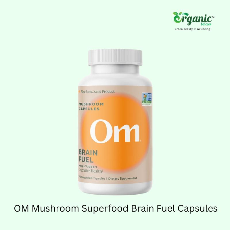 Om Mushroom Superfood Brain Fuel Capsules– Best For Brain Fog 