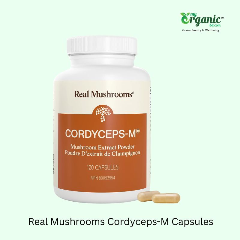Real Mushrooms Cordyceps-M Capsules– Best For Mental Stamina 
