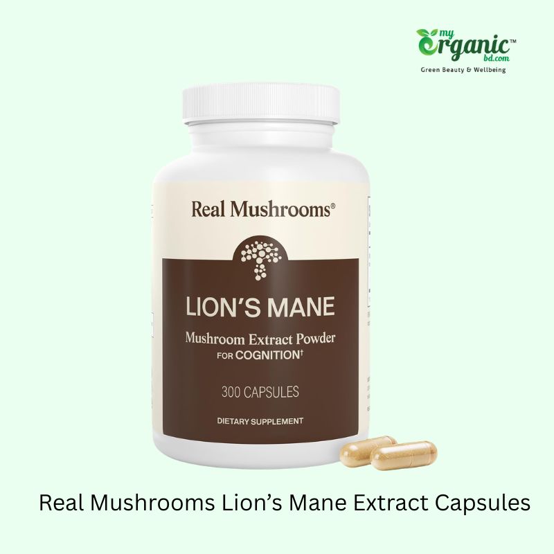  Real Mushrooms Lion’s Mane Extract Capsules– Best Overall 